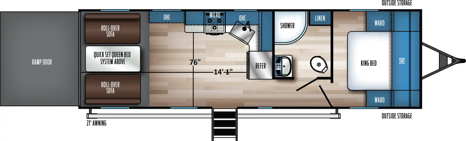 Vengeance Rogue Sut 25SUT Floorplan