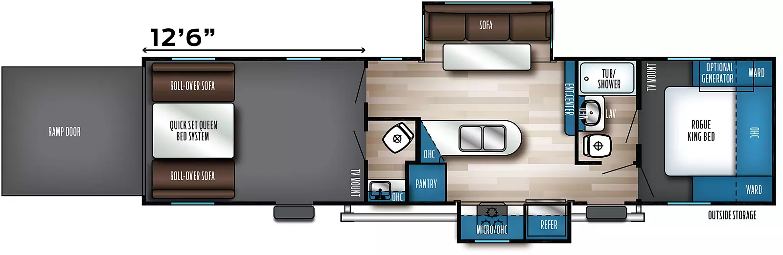 Vengeance Rogue Sut 32SUT Floorplan